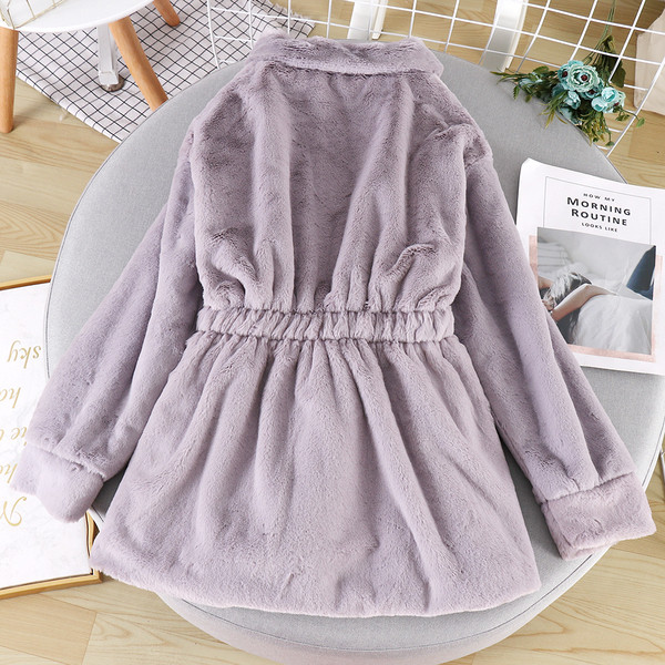 Palton casual de dama cu fermoar si curea in patru culori