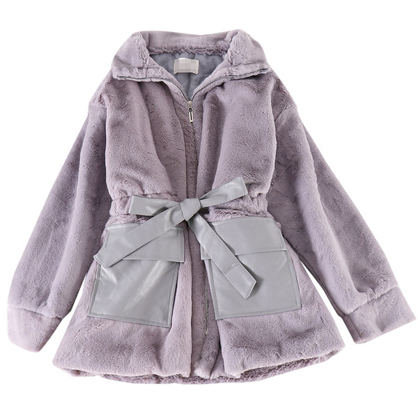 Palton casual de dama cu fermoar si curea in patru culori