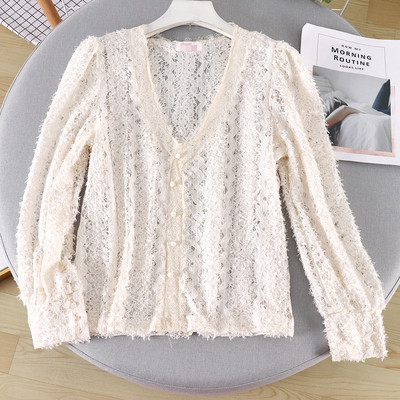 Casual γυναικείο πουκάμισο με κουμπιά και λαιμόκοψη σε τέσσερα χρώματα