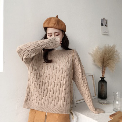 Γυναικείο πουλόβερ  σε διάφορα χρώματα - κλασικό μοντέλο