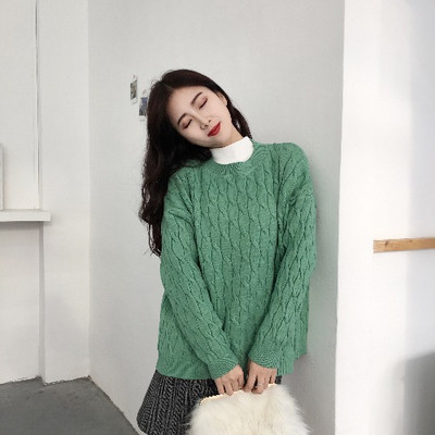 Γυναικείο πουλόβερ  σε διάφορα χρώματα - κλασικό μοντέλο