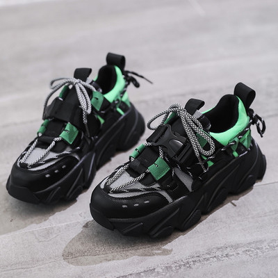 Adidasi sport si casual dama in doua culori cu cravate