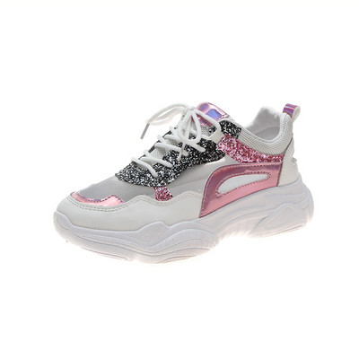 Γυναικεία αθλητικά πάνινα παπούτσια με μια σκληρή σόλα σε διάφορα χρώματα