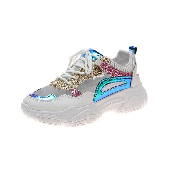 Γυναικεία αθλητικά πάνινα παπούτσια με μια σκληρή σόλα σε διάφορα χρώματα