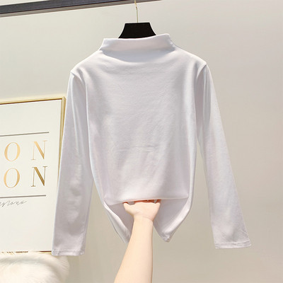 Bluză de damă cu guler polo în patru culori