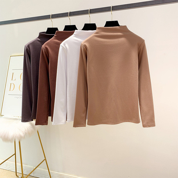 Bluză de damă cu guler polo în patru culori