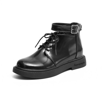 Cizme de dama din piele ecologica de culoare neagra