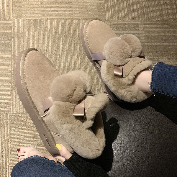 Cizme de iarna dama casual cu captuseala moale in mai multe culori