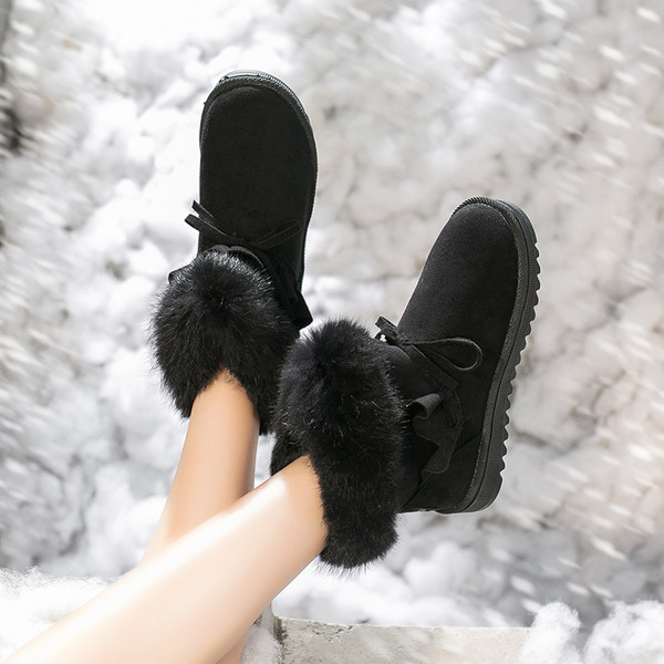 Cizme casual de damă cu căptușeală moale în bej și negru