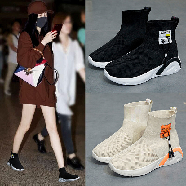 Καθημερινά  γυναικεία αθλητικά παπούτσια - κάλτσες σε διάφορα χρώματα