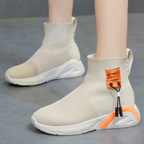 Καθημερινά  γυναικεία αθλητικά παπούτσια - κάλτσες σε διάφορα χρώματα