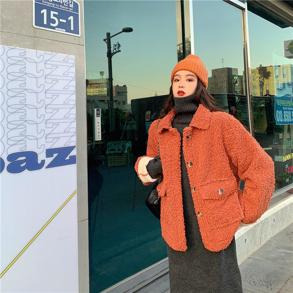 Дамско модерно пухено палто в три цвята