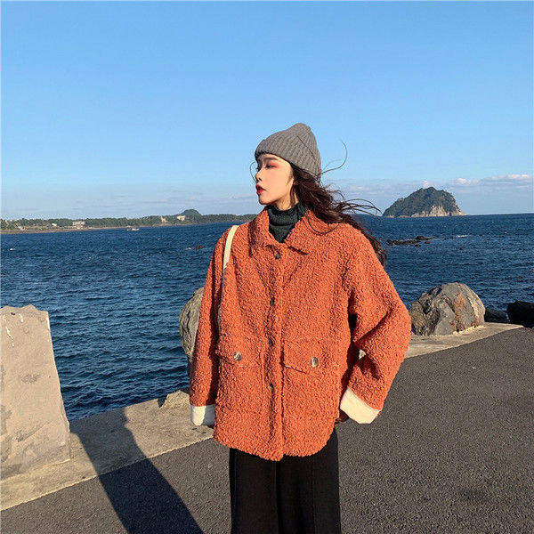 Дамско модерно пухено палто в три цвята