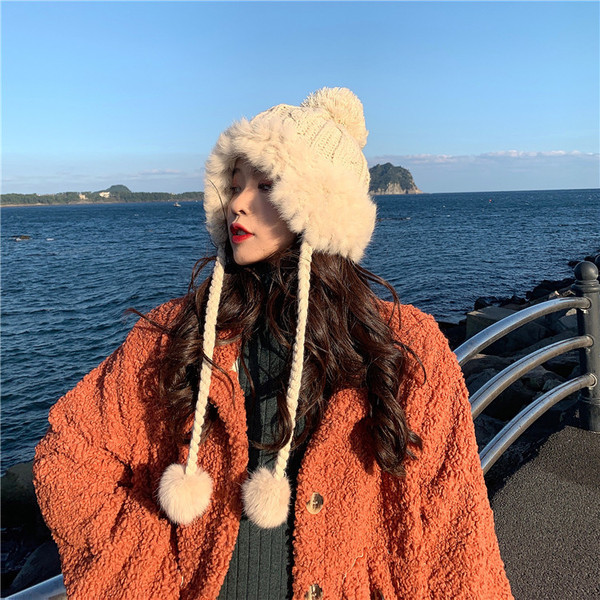 Дамско модерно пухено палто в три цвята