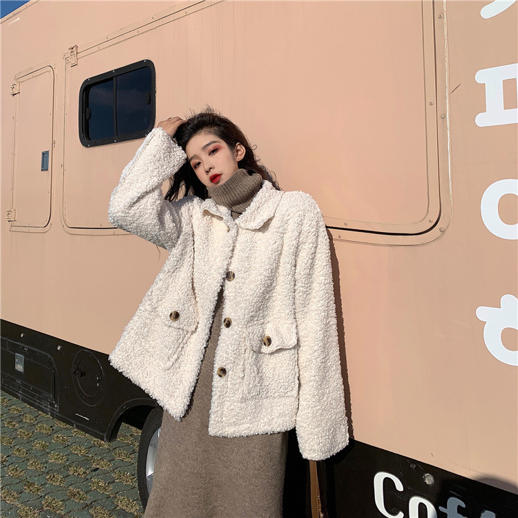 Дамско модерно пухено палто в три цвята