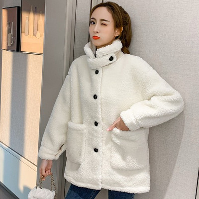 Νέο μοντέλο γυναικείο παλτό με κουμπιά και τσέπες