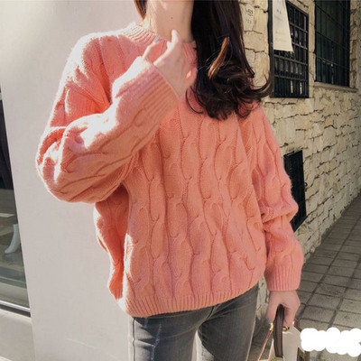 Pulover casual dama model larg in mai multe culori