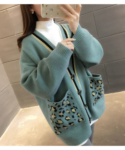 Γυναικεία casual ζακέτα ευρύ μοντέλο σε διάφορα χρώματα