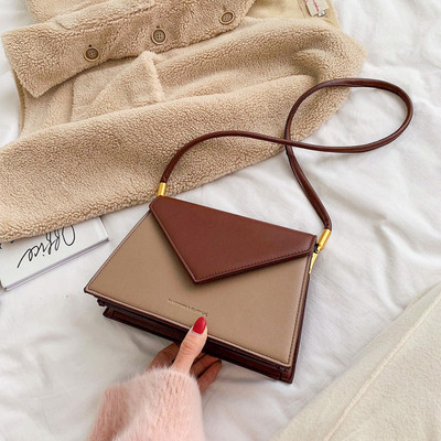 Geanta casual dama din piele ecologica cu maner lung - doua modele