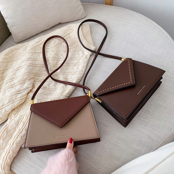 Geanta casual dama din piele ecologica cu maner lung - doua modele