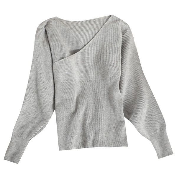 Pulover casual dama cu decolteu spitz in patru culori