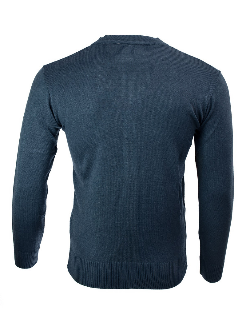 Изчистена мъжка жилетка в синьо