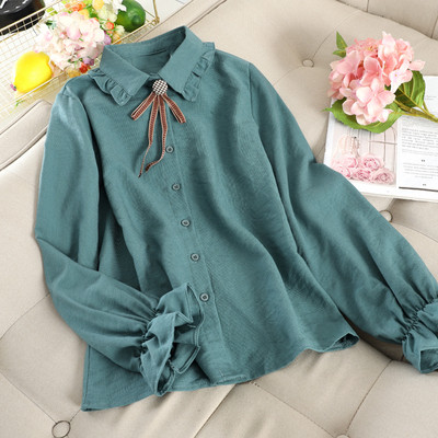 Camasa de dama eleganta cu nasturi si guler clasic in mai multe culori