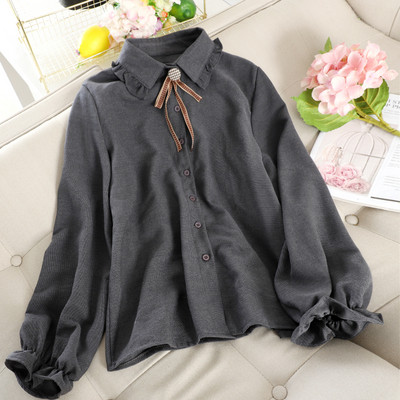 Camasa de dama eleganta cu nasturi si guler clasic in mai multe culori