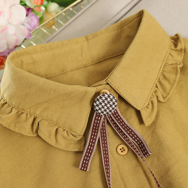 Camasa de dama eleganta cu nasturi si guler clasic in mai multe culori