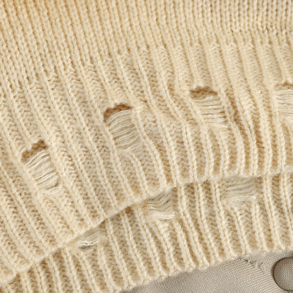 Pulover de dama cu decolteu oval si motiv rupt in mai multe culori