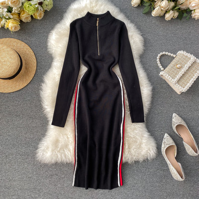 Rochie de dama cu fermoar in mai multe culori