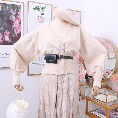 Vesta de dama model nou cu decolteu spitz in maro, negru, gri si bej