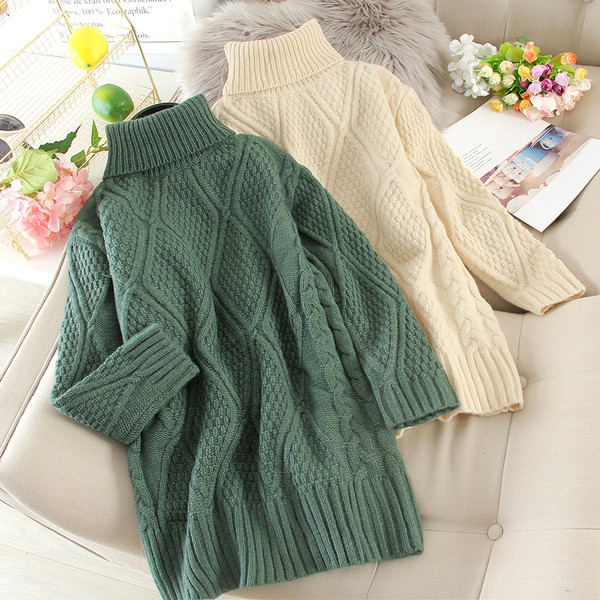 Pulover de dama cu guler polo in patru culori