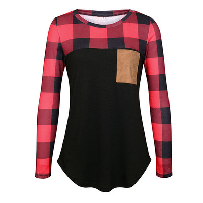 Lezser női blúz hosszú ujjal és zsebbel négy színben