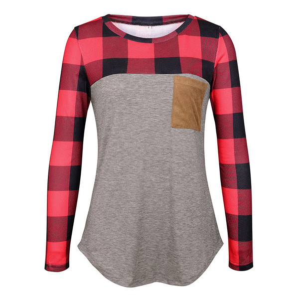 Lezser női blúz hosszú ujjal és zsebbel négy színben