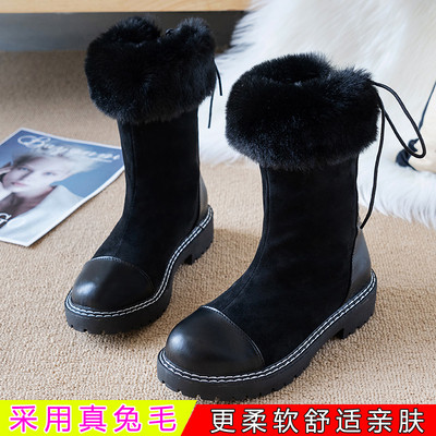 Cizme de iarna dama cu captuseala moale in mai multe culori