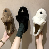 Papuci dama cu element 3D in trei culori