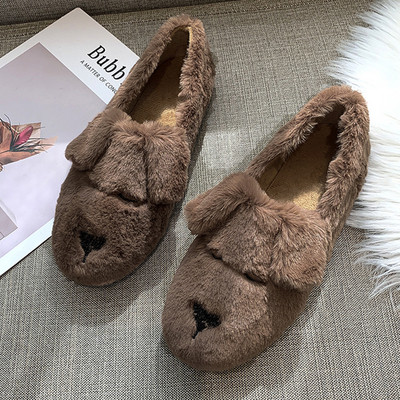 Papuci dama cu element 3D in trei culori