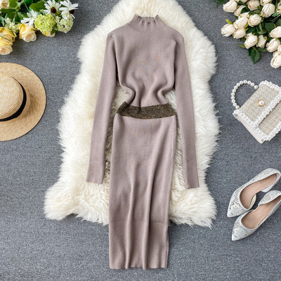 Rochie de dama cu guler polo in mai multe culori