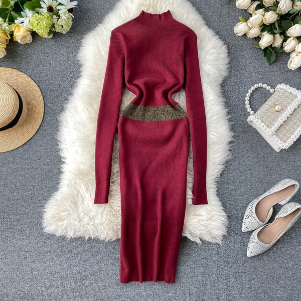 Rochie de dama cu guler polo in mai multe culori