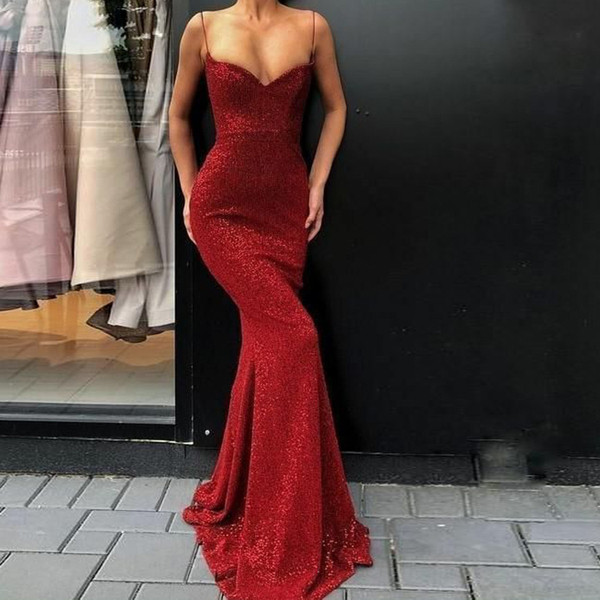 Rochie lunga de dama model NOU cu decolteu adanc in argintiu, rosu si negru