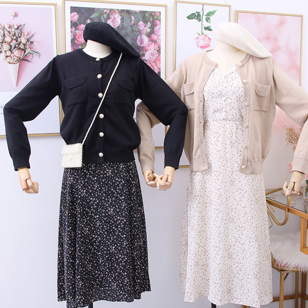 Vesta casual de dama model nou cu buzunare si nasturi in bej, negru si rosu