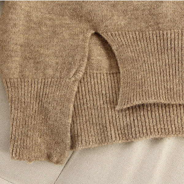 Pulover casual dama asimetric cu decolteu oval in mai multe culori