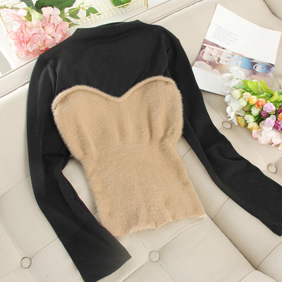 Bluză casual de damă cu decolteu oval și mâneci lungi în mai multe culori