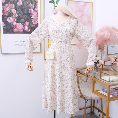 Καθημερινό γυναικείο φόρεμα με λαιμόκοψη και κουμπιά - σε διάφορα χρώματα