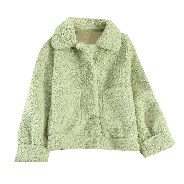 Női alkalmi kabát zsebekkel és gallérral több színben