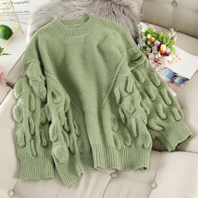 Modern női pulóver O-nyakkal, különböző színekben