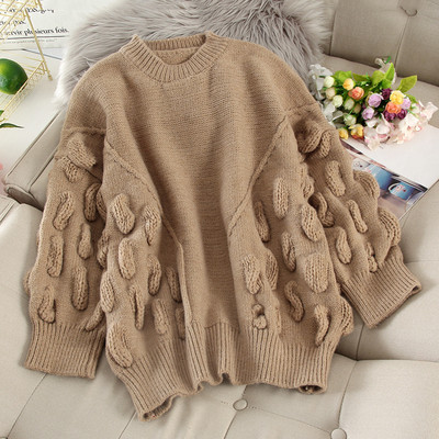 Modern női pulóver O-nyakkal, különböző színekben