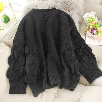 Modern női pulóver O-nyakkal, különböző színekben