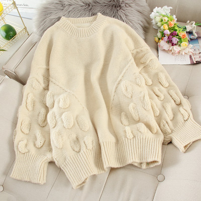 Modern női pulóver O-nyakkal, különböző színekben